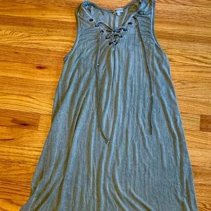 To be honest jersey green tunic. Medium